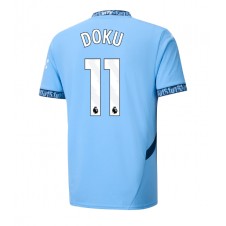 Manchester City Jeremy Doku #11 Hemmatröja 2024-25 Korta ärmar